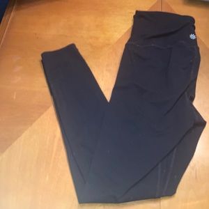 Athleta, black lounge leggings.